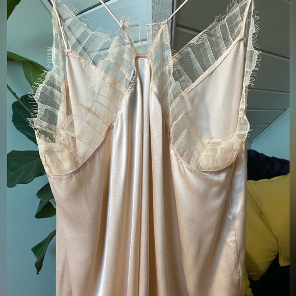 IRO Silk Berwyn Lace Camisole 44 Cream - Picture 6 of 9